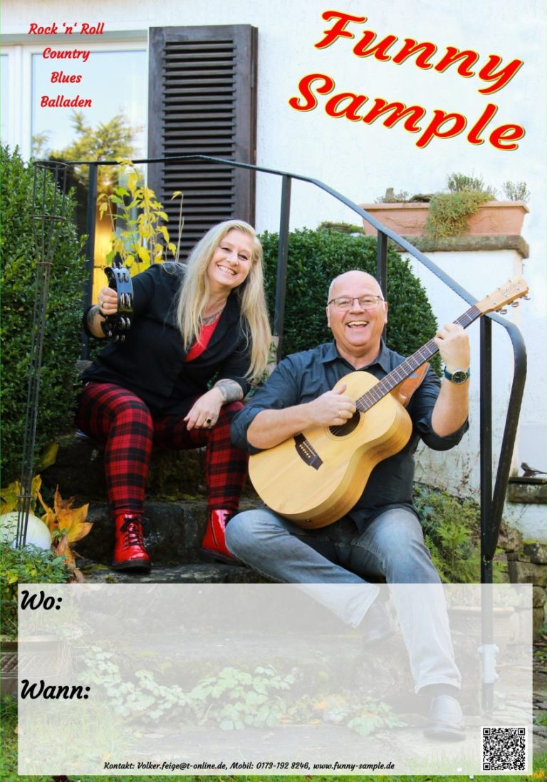 Plakat von Funny Sample